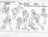 Lola Bunny, early model sheet Lola Bunny, early model sheet